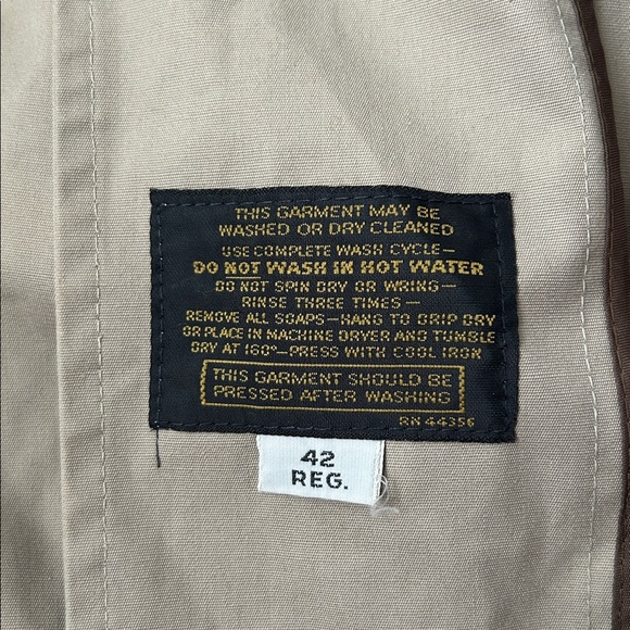 Vintage Clipper Mist Trench Coat All Weather Jacket by LondonTown Tan Men’s 42R - Picture 5 of 14